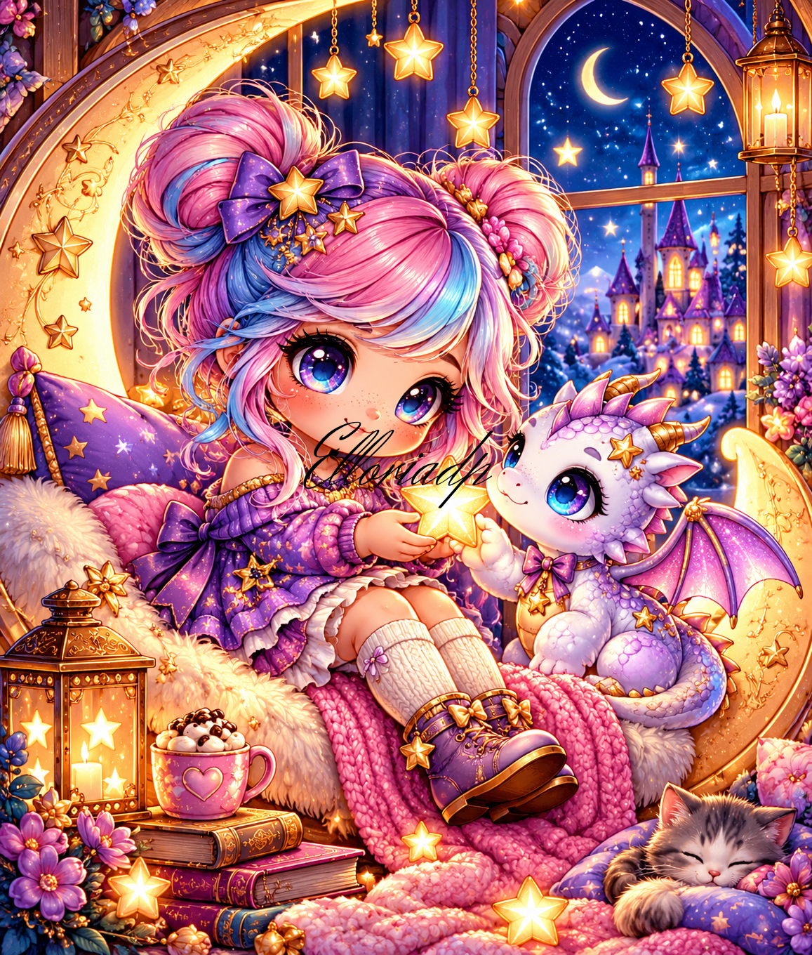 🌙 La Fabrique des Doux Rêves – Diamond Painting Féerique | Elloria