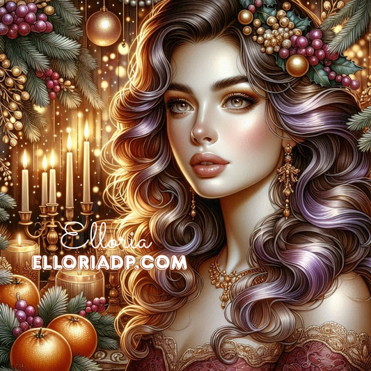 ✨ Diamond Painting – Isolde, Élégance de Noël (By Elloria)