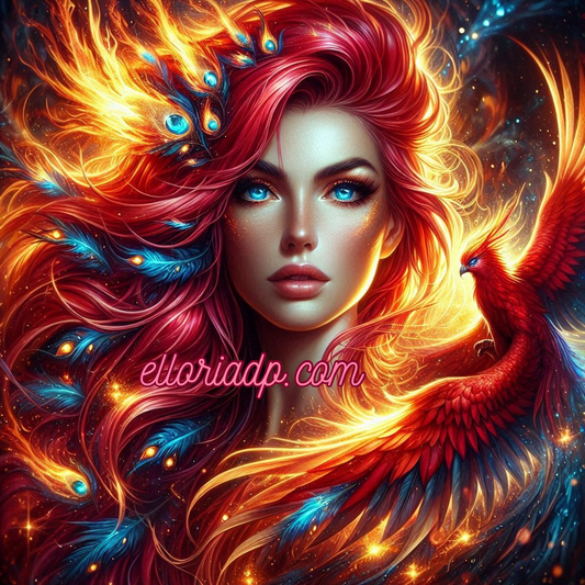 Diamond Painting – Lysandra et le Phénix de Feu