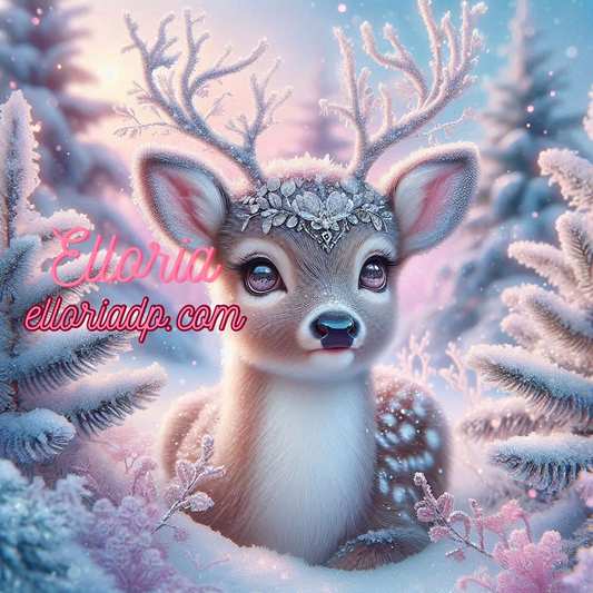 Diamond Painting – Élia, le Faon des Neiges