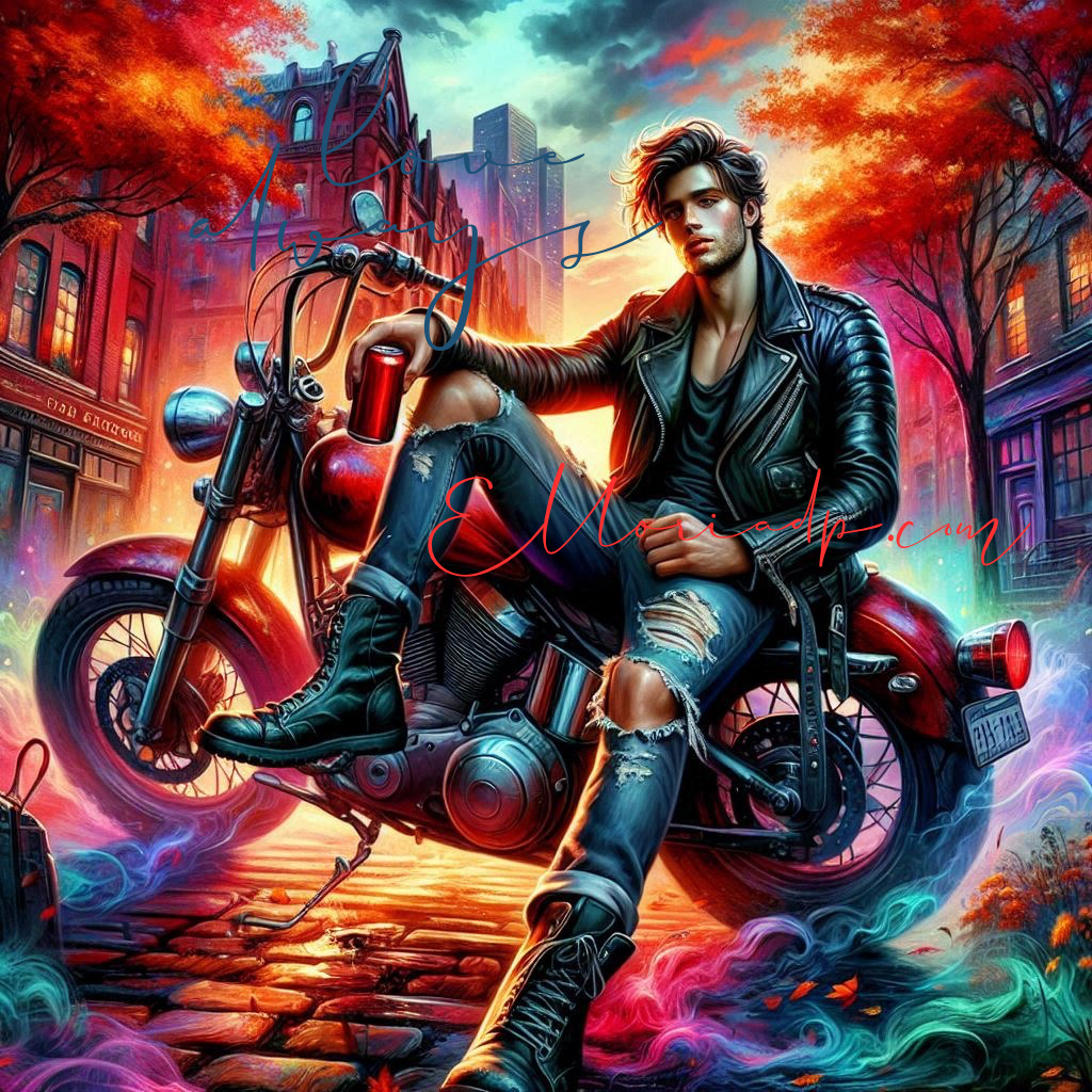 Kit Diamond Painting – Ryder le Rebelle 🏍️🌆