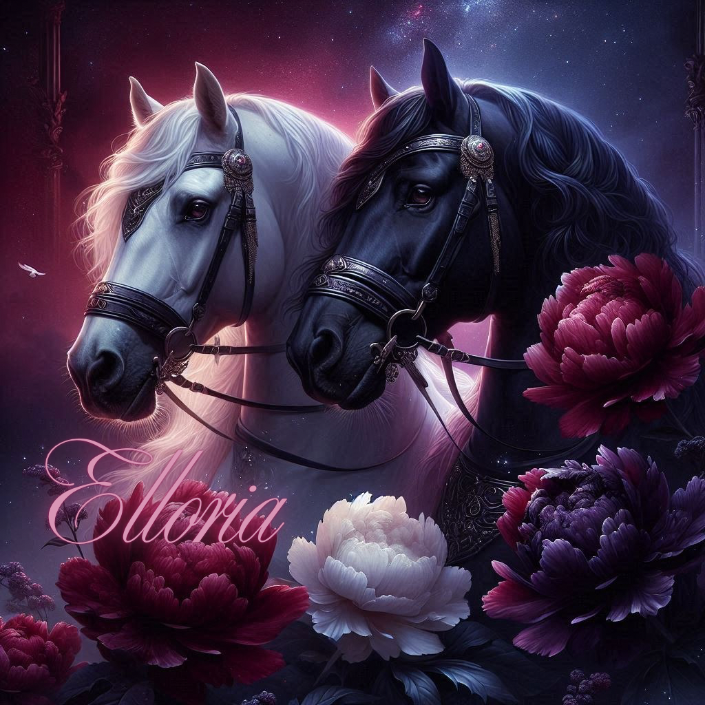 Diamond Painting – Les Chevaux de la Nuit et de l’Aube 🐎🌙✨