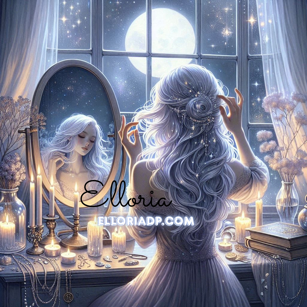 🌙 Diamond Painting – La Déesse du Clair de Lune (By Elloria)