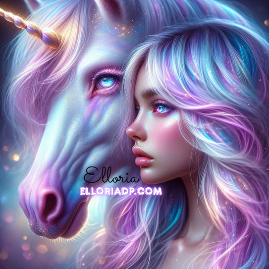 🦄 Diamond Painting – Aelina & sa Licorne Lunaire (By Elloria)
