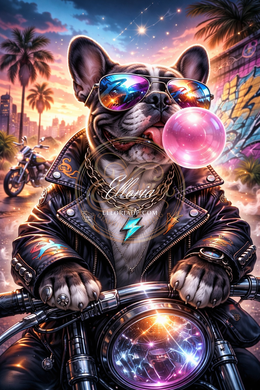 🐶 Le Biker Bulldog
Elloria Diamond Painting