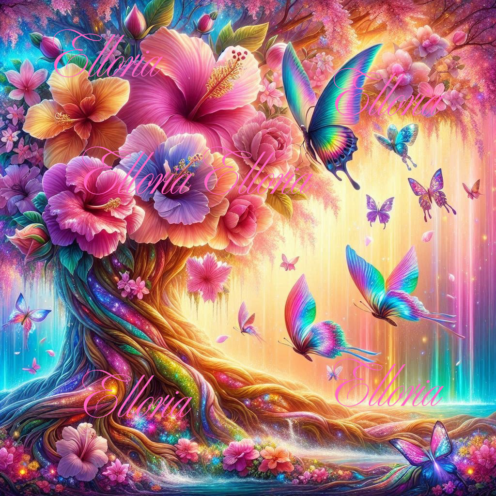 🌳🦋 Kit Diamond Painting Elloria – “L’Arbre des Papillons”