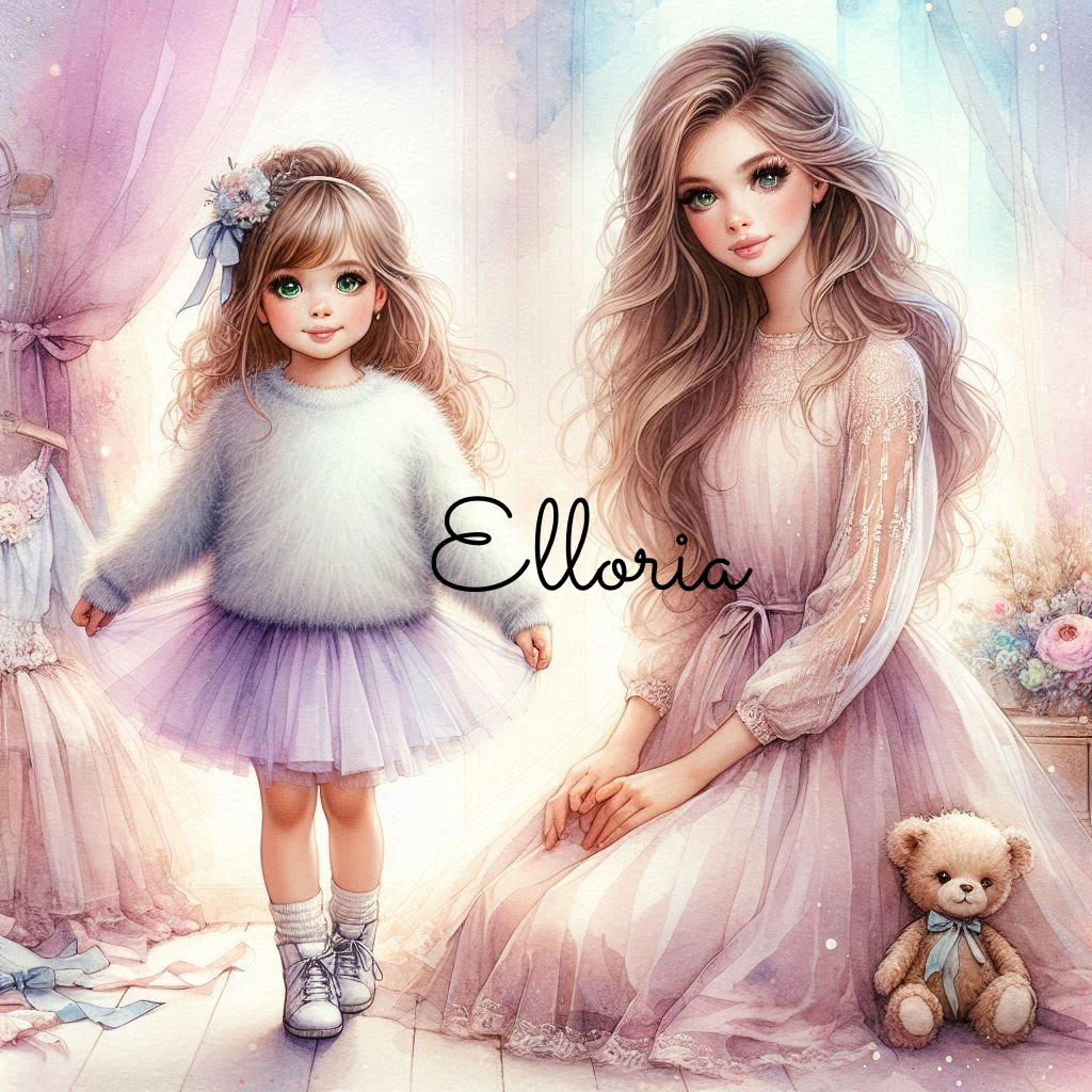 👩‍👧✨ Diamond Painting | Mère & Fille | Douce Harmonie | Collection Elloria
