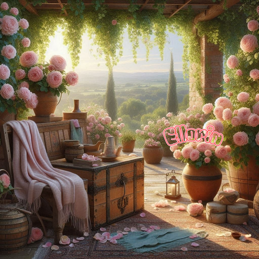 ✨ Diamond Painting | Terrasse aux Roses d’Été | Collection Elloria