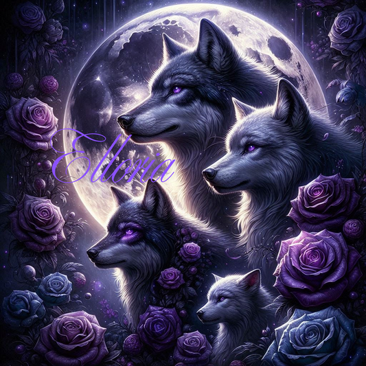 Diamond Painting – La Meute des Lunes Pourpres