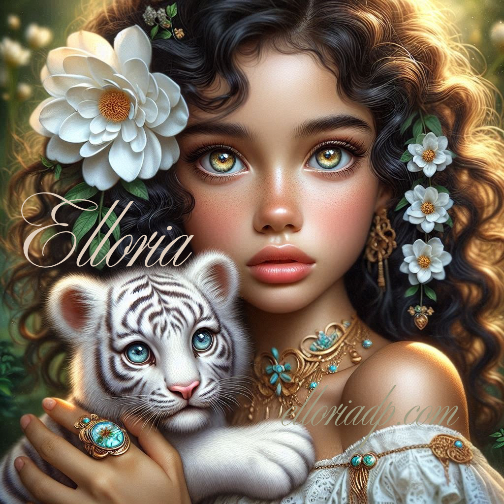 🐯 Diamond Painting – Amara & Shiro, l’innocence sauvage 🐯