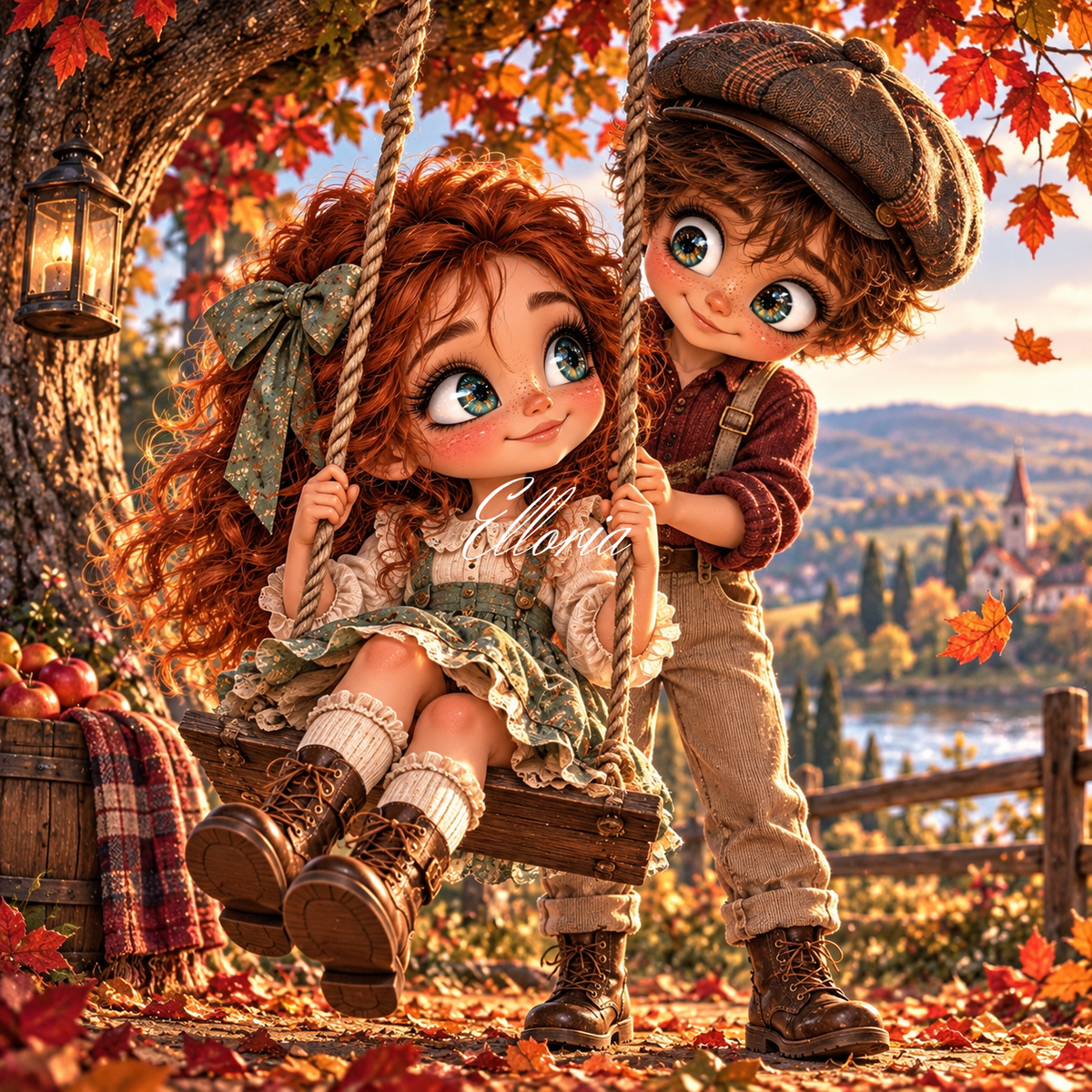 Un Automne à Deux – Diamond Painting Automne | Elloria
