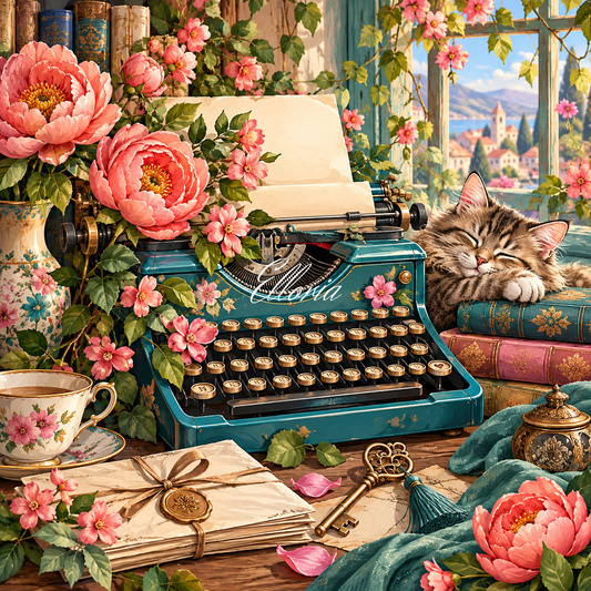 Les Mots du Jardin Secret – Diamond Painting Floral | Elloria