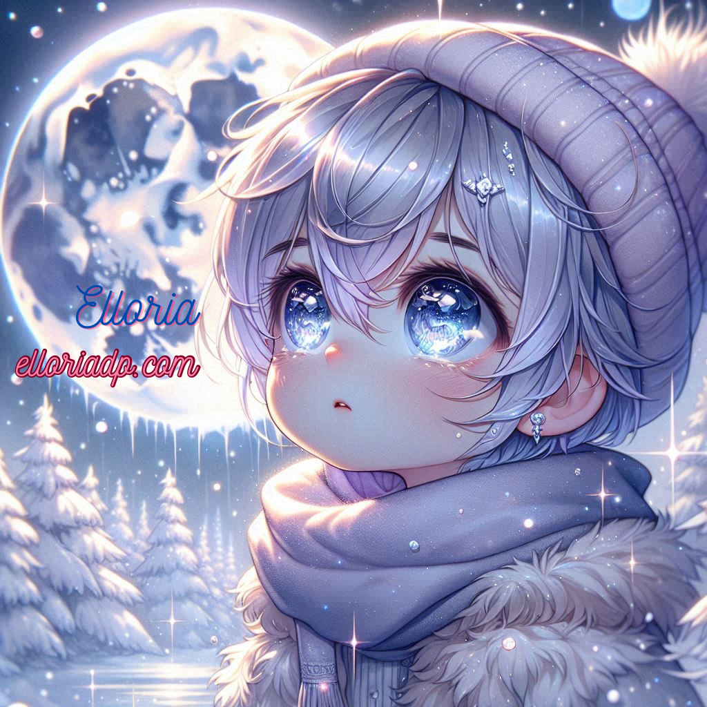 ✨ Diamond Painting – Noa sous la Lune d’Hiver ✨