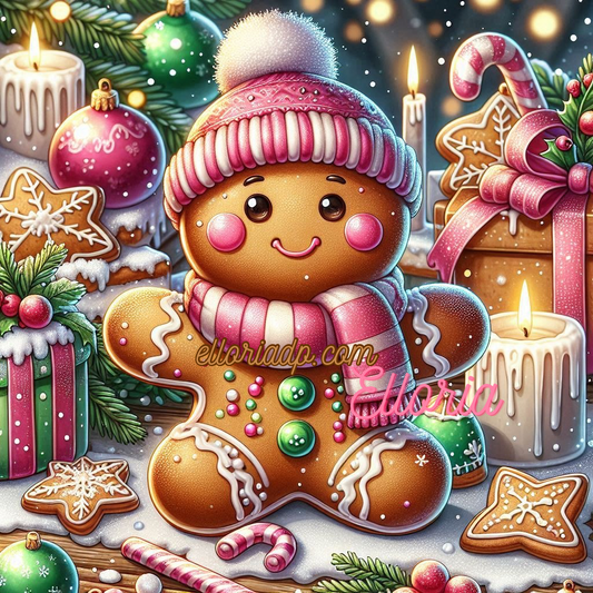 🍬 Diamond Painting – P’tit Biscuit de Noël