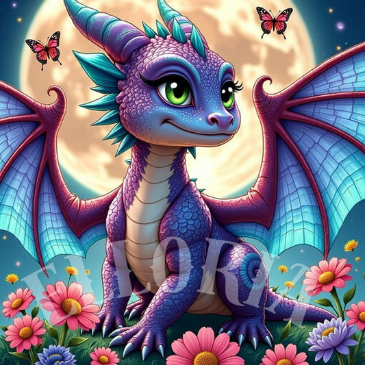 Miss Luneclaire, la petite dragonne rêveuse