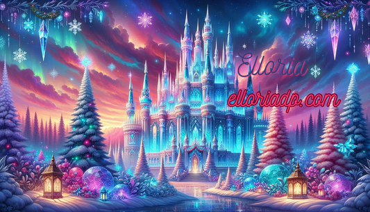 🏰 Diamond Painting – Le Château de Glace Éternelle