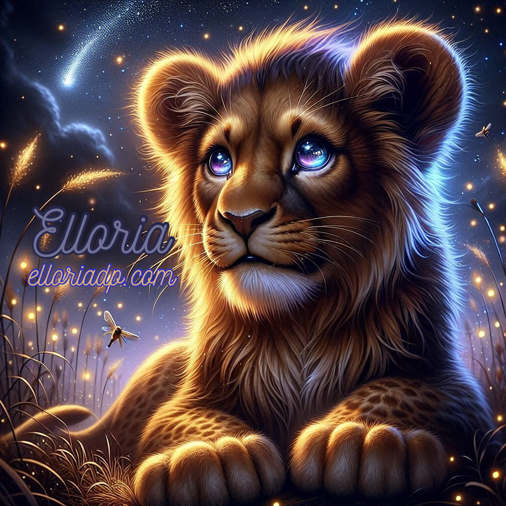 💎 Diamond Painting – Samba, le Lionceau des Étoiles