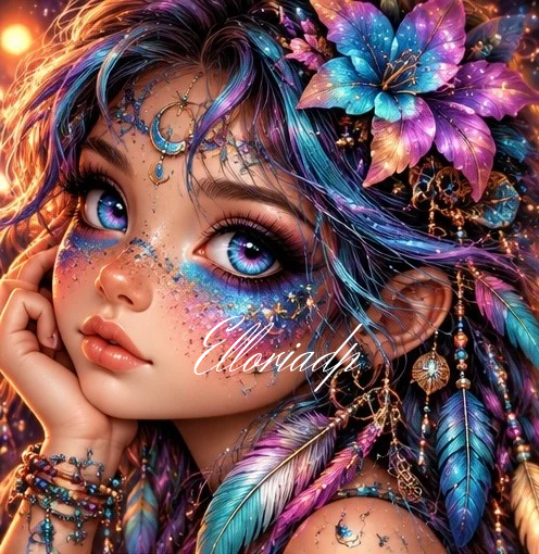 Naëlya – La Bohème Céleste | Diamond Painting Elloria