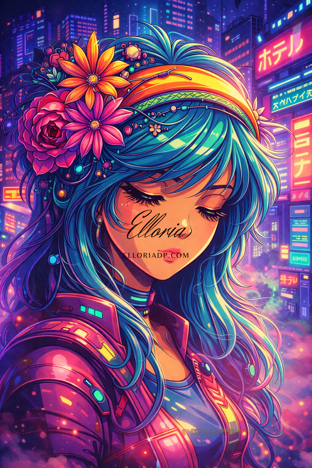 Diamond Painting – Neon Serenity | Elloria
