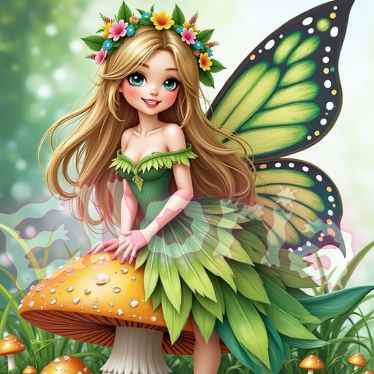 Lila – La Fée des Bois-diamond painting