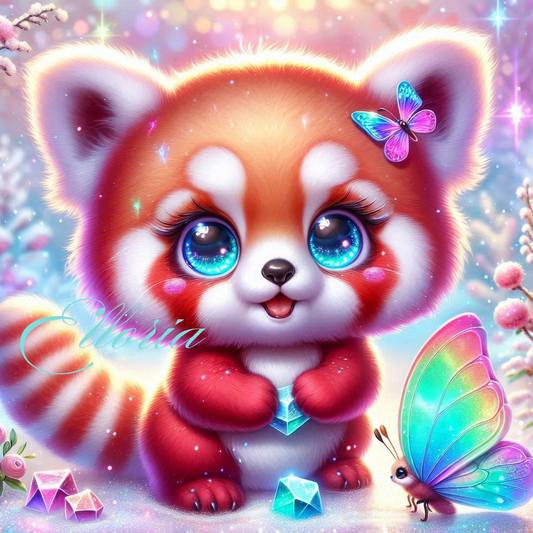 Diamond Painting | Petit Panda Roux Magique