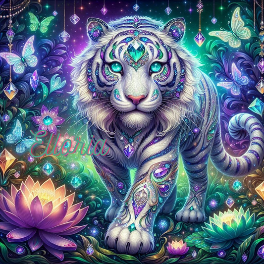 Diamond Painting | Tigre Cristallin des Rêves
