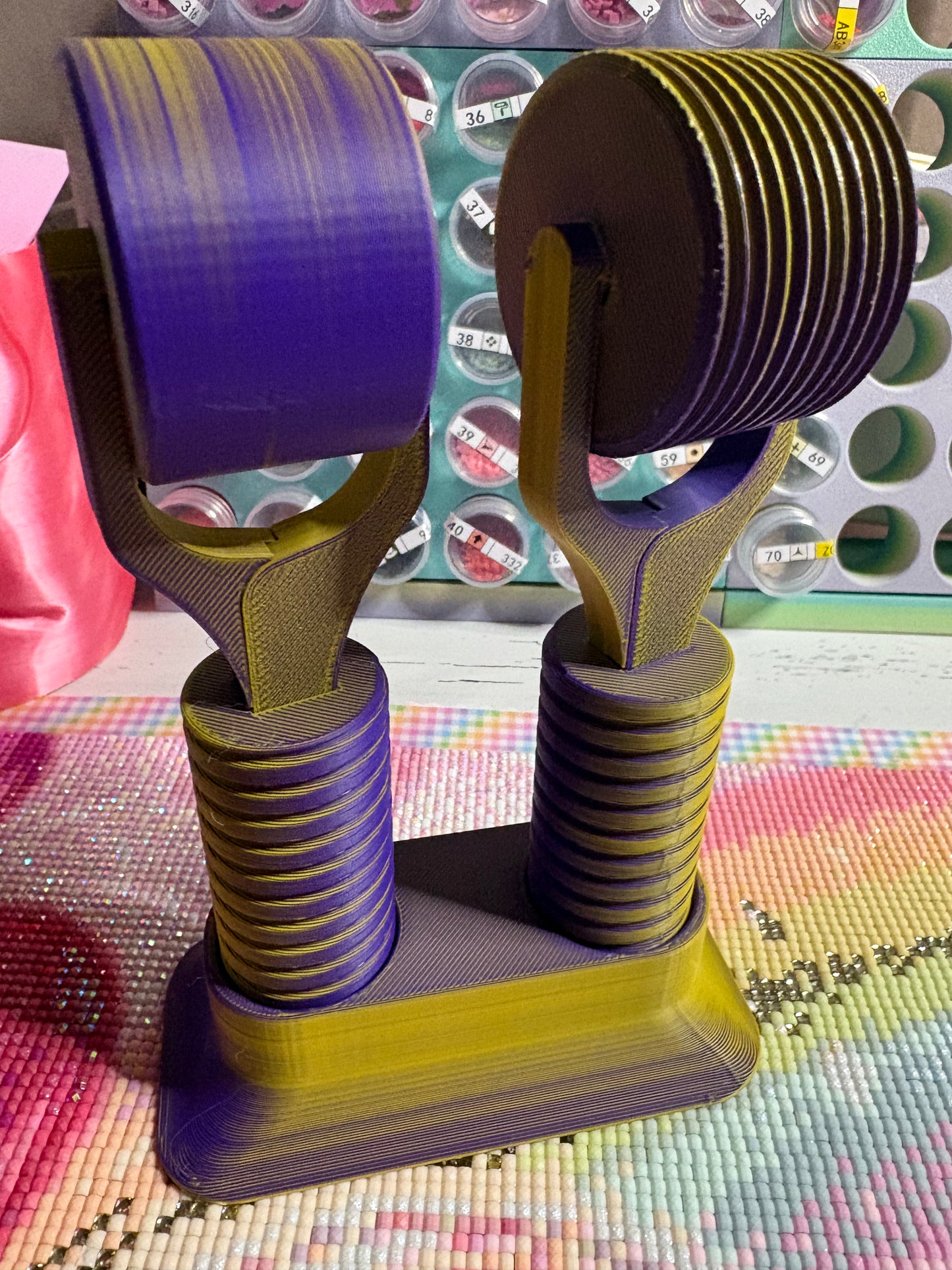 L’ensemble complet rouleaux plus support