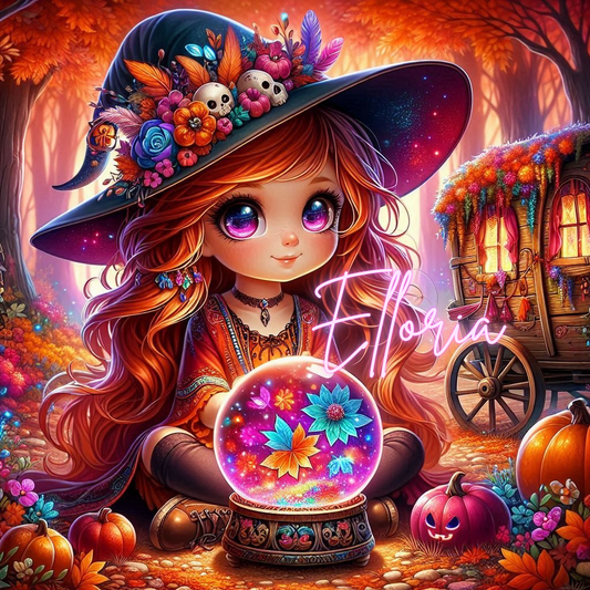 Diamond Painting Sorcière d’Automne – Kit Magique Elloria