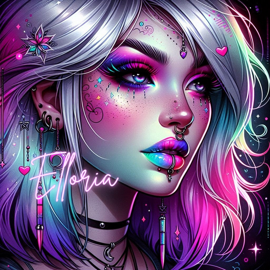 Diamond Painting Portrait Mystique – Éclat Cosmique