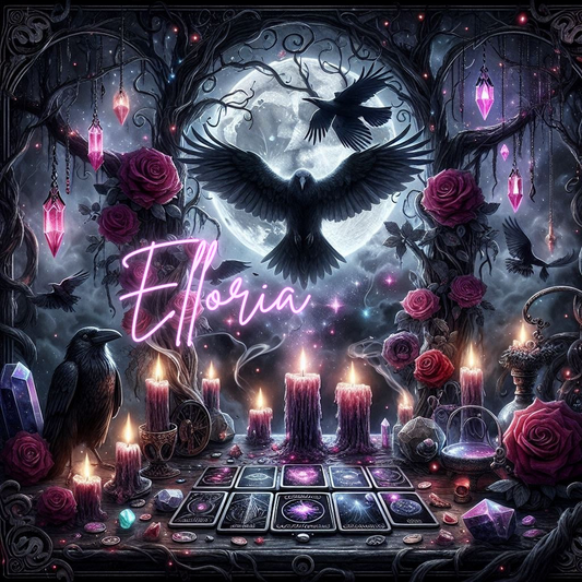 Kit Diamond Painting Elloria – Scène magique gothique