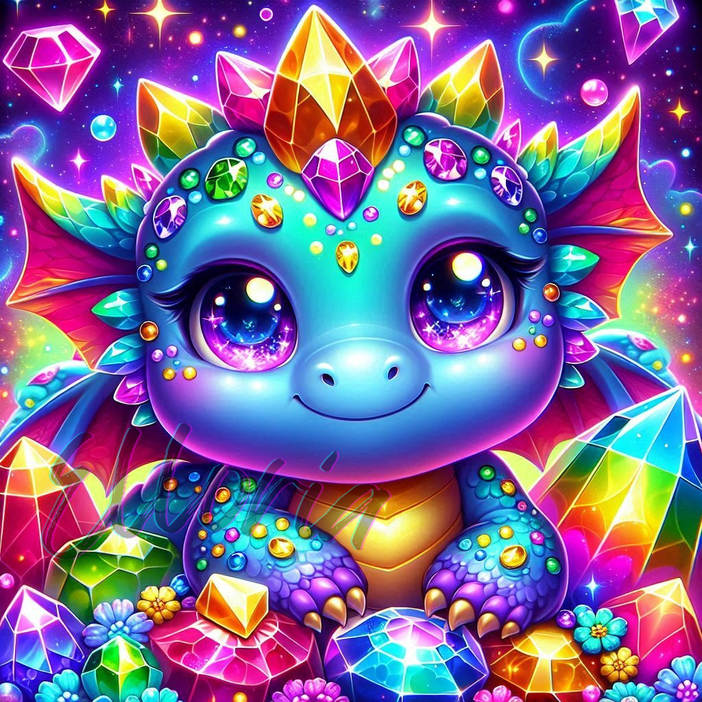 💎 Diamond Painting | Nova, le Dragon des Joyaux